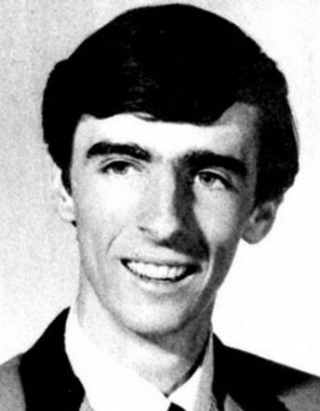 Young Alice Cooper before he was famous yearbook picture
